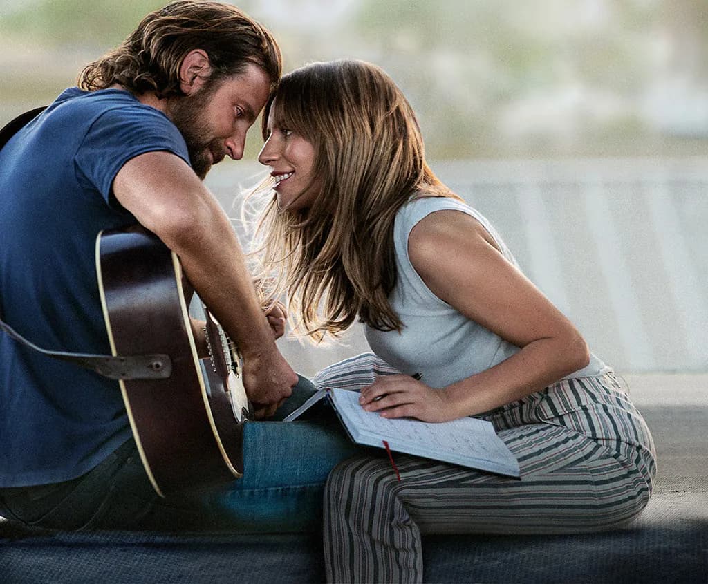 Lady Gaga and Bradley Cooper