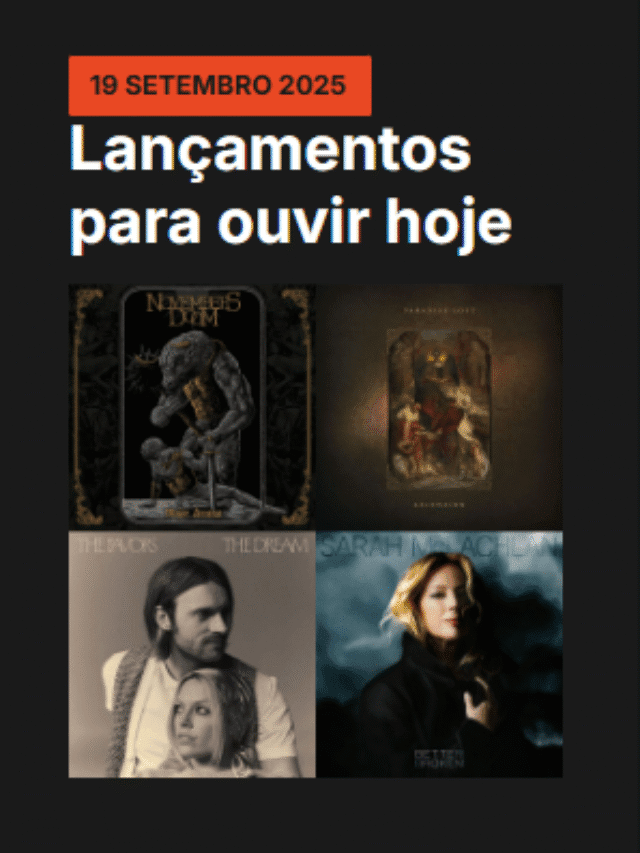 Lançamentos | 19 setembro 2025