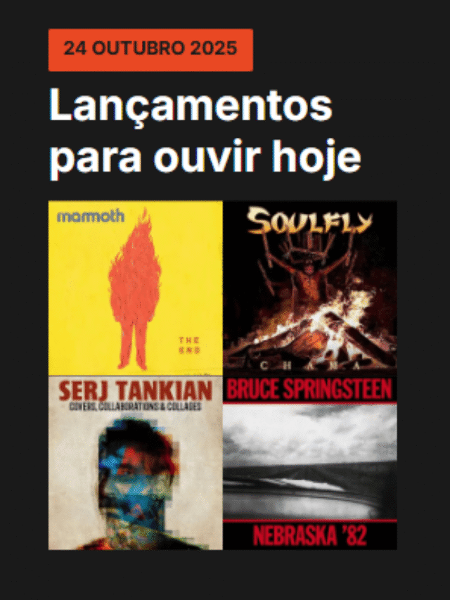 Lançamentos | 24 outubro 2025