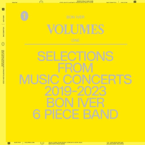 Bon Iver - Volumes: One (Selections from Music Concerts 2019–2023 Bon Iver 6 Piece Band)